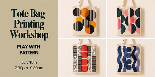 Art Workshop - Lino Tote Bag Printing- Southampton
