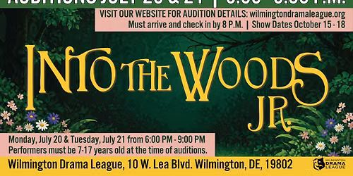 Into the Woods Jr. Auditions at Wilmington Drama League