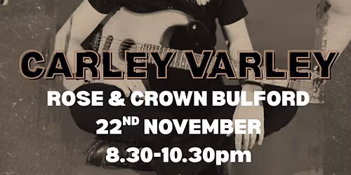 Carley Varley singer