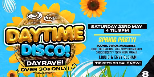 SATURDAY AFTERNOON DISCO: SPRING PARTY