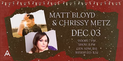 An Evening with Matt Bloyd & Chrissy Metz