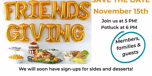 Friendsgiving - SAVE THE DATE