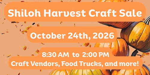 Shiloh Harvest Craft Sale