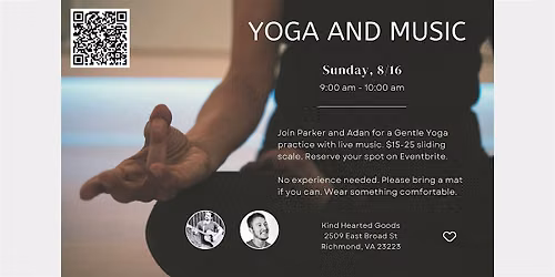 Yoga and Music 8\/16\/26