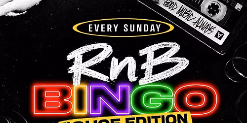 Sun Nov 1st  :: #GHOE R&B Bingo