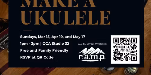 Third Sunday: Ukulele Workshops with Zayne Wilcox (March 15-May 17))