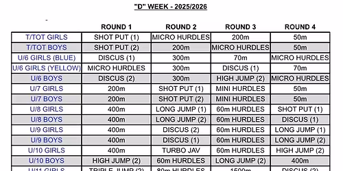 Thursday night comp - D Program