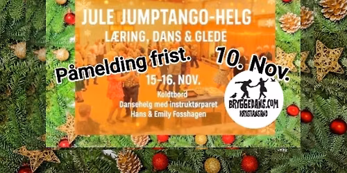 Juledans, JumpTango med lek, kurs og koldtbord 