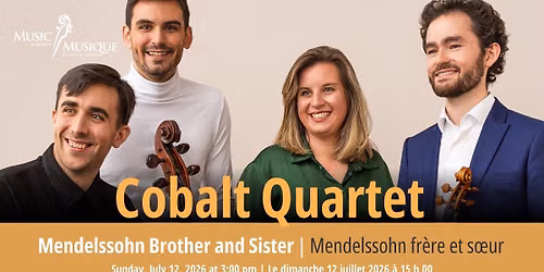 Cobalt Quartet \/ Quatuor Cobalt