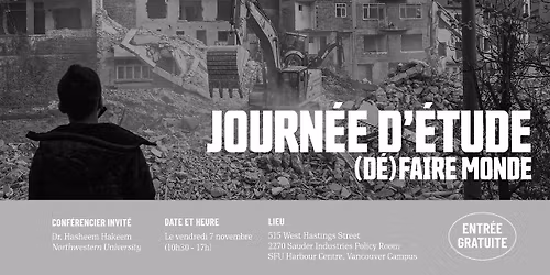Journ\u00e9e d'\u00e9tude - (D\u00e9)faire monde