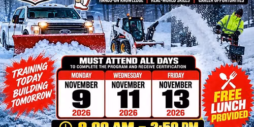 JYC free snow removal training program 