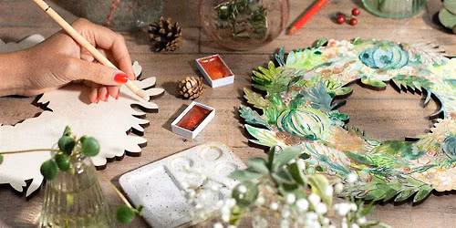 Wooden Wreath Painting Workshop