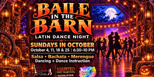 \ud83d\udc83\ud83c\udf83 Baile in the Barn: Latin Dance Night! \ud83c\udfb6\ud83d\udd7a