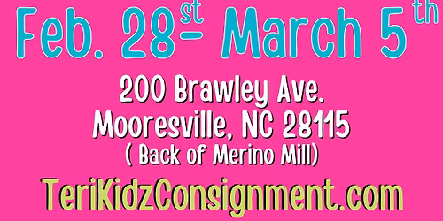 Spring | Summer 2026 Teri Kidz Consignment Sale