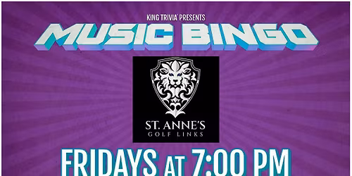 Music Bingo Night at Highlands at the St. Anne's Club