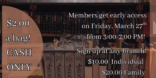 Friends of the Library Book Sale 