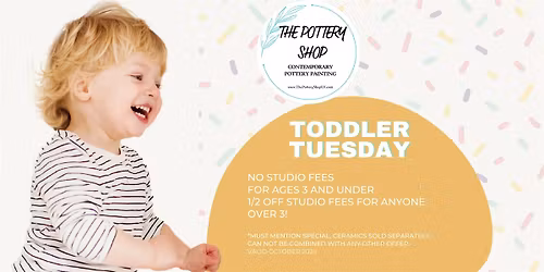 Toddler Tuesdays at The Pottery Shop