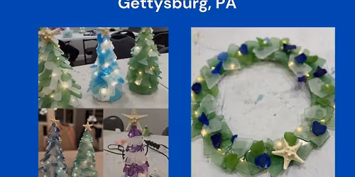 Sea Glass Tree or Wreath @ The Succulent Hippie 