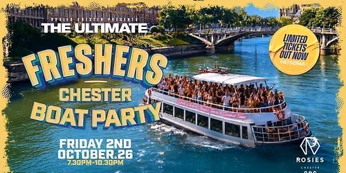 Rosies' Freshers Boat Party