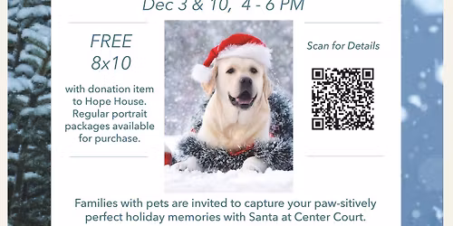 Pet Pics with Santa