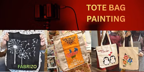 Tote bag painting
