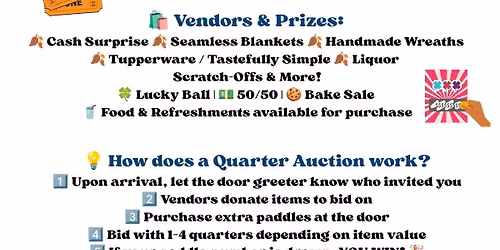 Olde Mill Quarter Auction