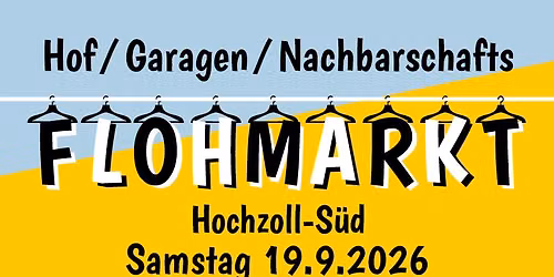 Nachbarschafts-Flohmarkt Hochzoll-S\u00fcd