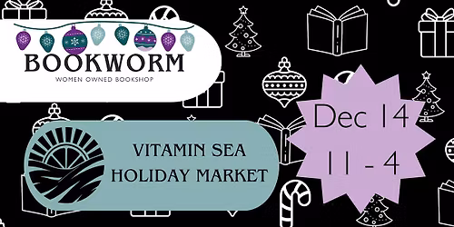 Bookworm at Vitamin Sea's Holiday Market