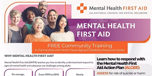 Mental Health First Aid Community Training