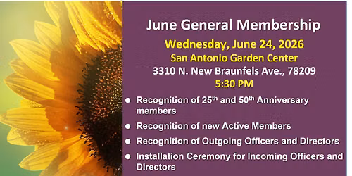 June Annual Membership Meeting