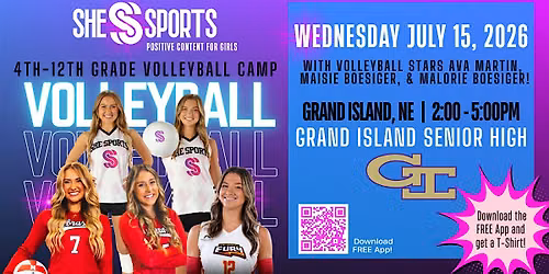 SheSports Volleyball Camp - Grand Island, NE