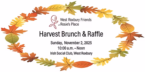 West Roxbury Friends of Rosie's Place Harvest Brunch 2025