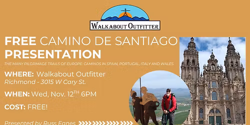 FREE Camino de Santiago Presentation: Richmond