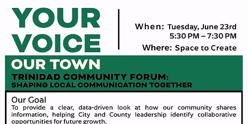 Trinidad Community forum - sharing survey results