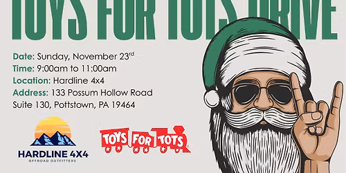 Hardline 4x4 Toys for Tots Drive!