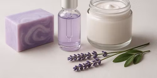 An Evening of Lavender-Face Serum, Body Butter, Bath Bar