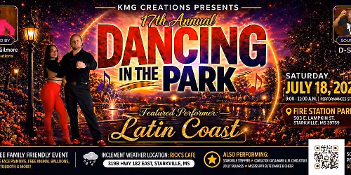 KMG Creations Presents: 17th Annual Dancing in the Park