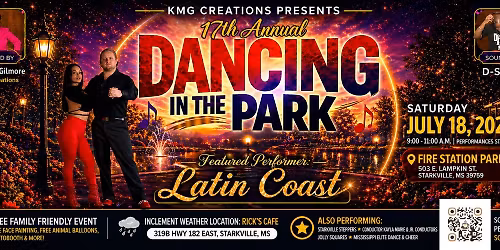 KMG Creations Presents: 17th Annual Dancing in the Park 