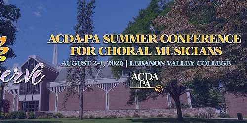 ACDA-PA Summer Conference 2026