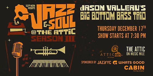 JASON VALLEAU'S BIG BOTTOM BASS TRIO