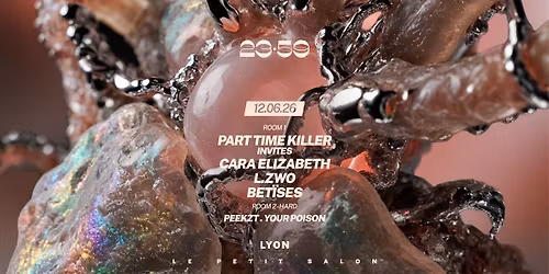 PART TIME KILLER Invite CARA ELIZABETH, L.ZWO, B\u00cbTISES - R2 : PEEKZT, YOUR POISON