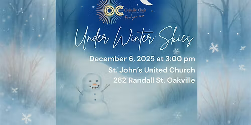 Under Winter Skies (3:00 PM, All Choirs)