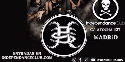 BENDECIDA TRIBUTO H\u00c9ROES DEL SILENCIO EN SALA INDEPENDANCE, MADRID 