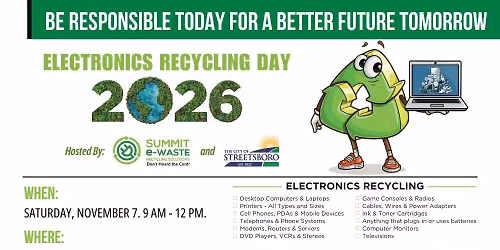 Streetsboro Electronics Recycling Day 2026