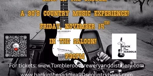 Tumbleroot Brewery and Distillery loves 90's country!