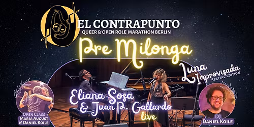 El Contrapunto Marathon: Pre Milonga \u2219 Eliana Sosa live