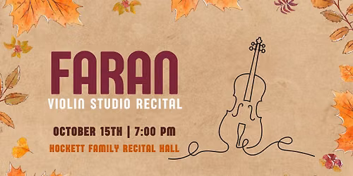 Faran Violin Studio Recital — Music in Ithaca, NY