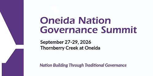 Oneida Nation Governance Summit