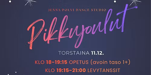 Jenna Polvi Dance Studio PIKKUJOULUT