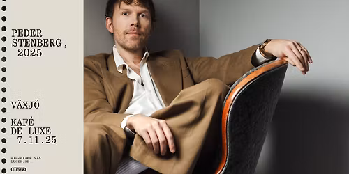 Peder Stenberg live p\u00e5 Kaf\u00e9 de luxe